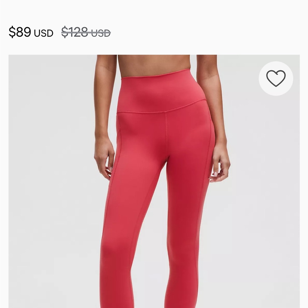 NWT Lululemon Align HR Pant 25” Size 6